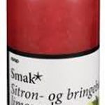 Smak sitron- og bringebærlimonade
