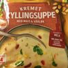 Kremet kyllingsuppe med mais og vårløk