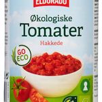 Økologiske tomater hakkede
