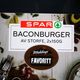 Baconburger av storfe