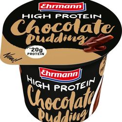 High protein chocolate pudding